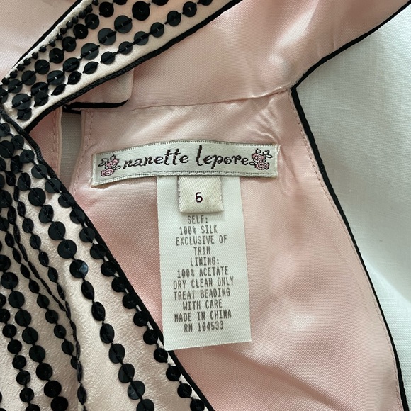 Vintage Nanette Lepore Beaded Halter Style Formal Top - Picture 6 of 6